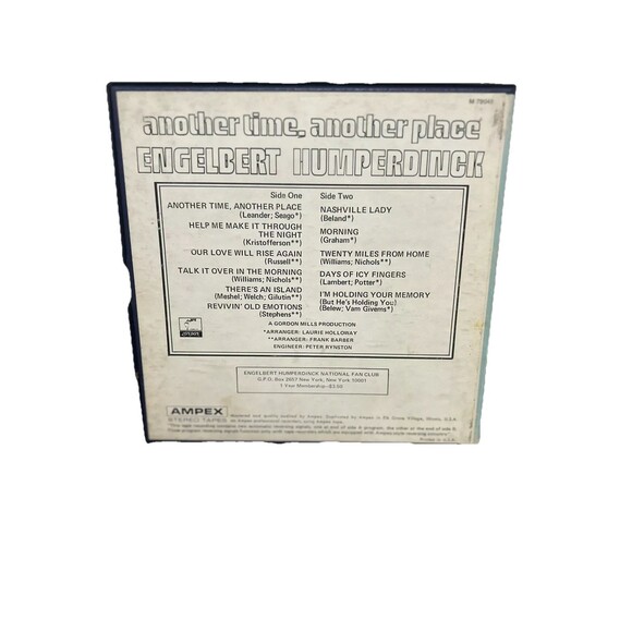 Engelbert Humperdinck Another Time Another Place Reel-to-Reel Music - Picture 2 of 3